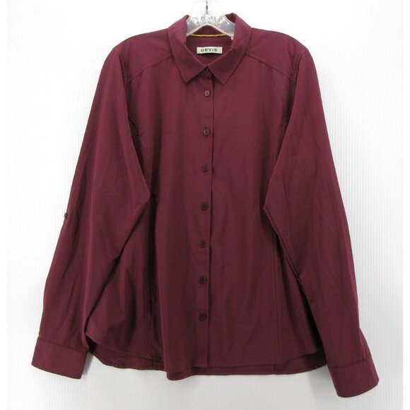 Orvis Tops - Orvis Top Large Shirt Performance Travel UPF 50+ Wrinkle Resistant NEW